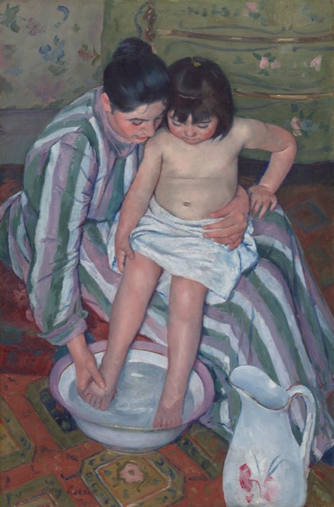 The Child's Bath, Mary Cassatt