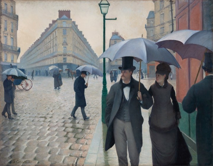 Paris Street; Rainy Day, Gustave Caillebotte